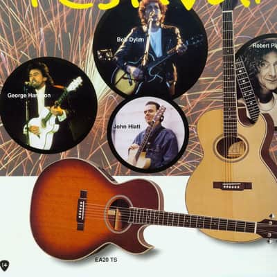 1982 Washburn Tanglewood Full Body EA45 Natural-Bob Dylan played one image 24