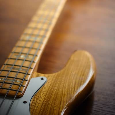 Aria Pro II JB-600N Jazz Bass 1977 Aged Natural Gloss image 8