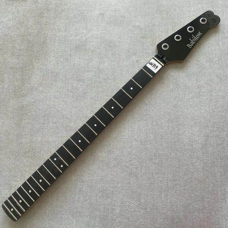 Black 21 Frets Rosewood Fingerboard 4 String Bass Maple Neck image 1