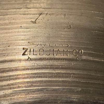 Vintage Avedis Zildjian Transition Stamp 17" Crash - 1140 grams 1946-53 image 3