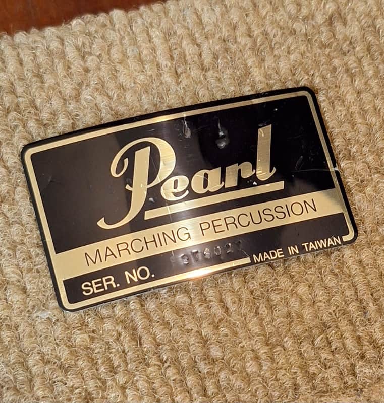 Pearl Marching Drum Badge for Snare Bass or Tom Lot 82-70 image 1