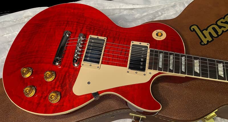 NEW ! Gibson Les Paul Standard '50s Sixties Cherry - Only 8.4 lbs - Amazing Flame Top - Authorized Dealer - G07436 image 1