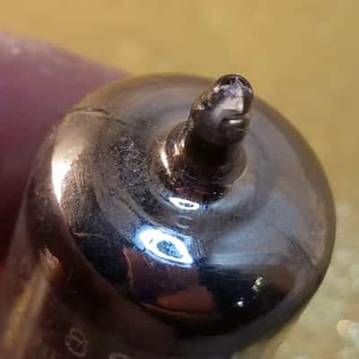 Amperex Matched Pair (2) 6DJ8 tNOS AT1000 TESTED Vacuum Tubes Heerlen Small Halo Getter rare Treble Clef Bugle Boy T4TCbb ECC88 dual triode 1960-1966 image 12