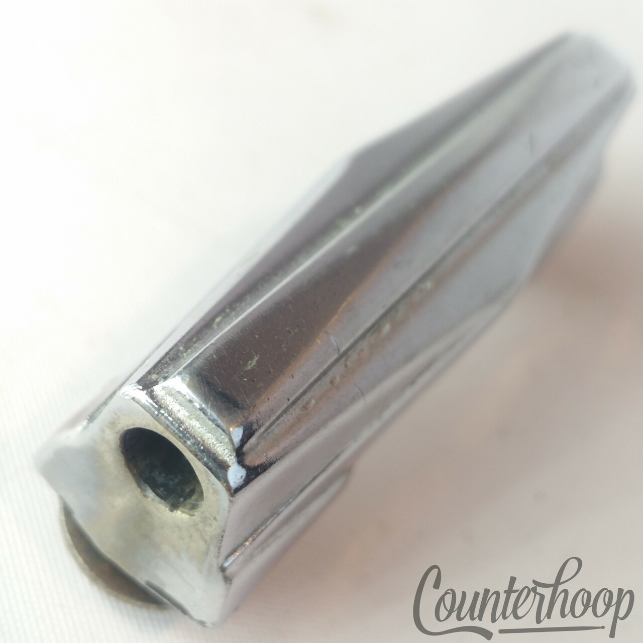 Gretsch Broadkaster Snare Drum Lug Brass Inserts Vintage Rocket Chrome 40s USA* — main photograph
