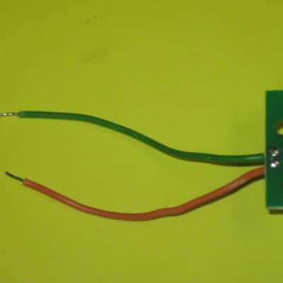 lightly used Boss RED LED on a very small rectangle circuit board + green & orange wires (works fine) for Boss compact size pedals - came off of a lightly used 2005 DD3 pedal (the DD-3B version) (NO pedal included / NO other items included) image 11