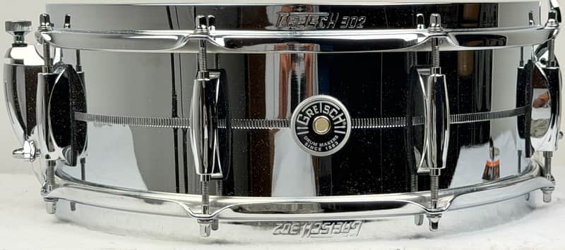 Gretsch 5x14" Brooklyn GB4160 Snare Drum - Chrome Over Brass image 1