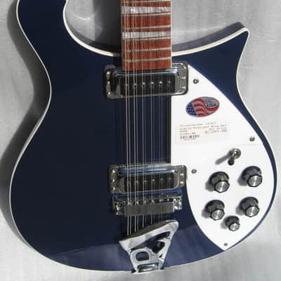 Rickenbacker 620/12 Midnight Blue Deluxe, 12 String, 21 fret, 2 pickups, wired for stereo 620/12 MID image 10