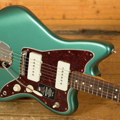 Fender American Professional Classic Jazzmaster - Rosewood - Faded Sherwood Green Metallic image 5