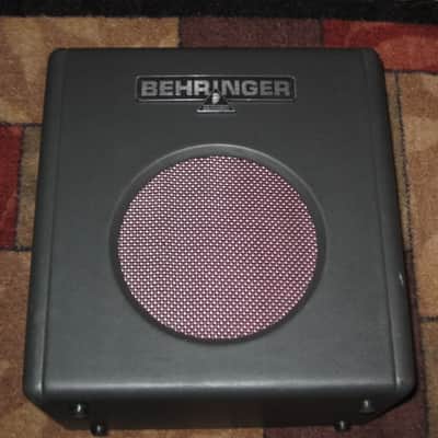 lightly used (less than light average wear) Behringer BX108 Thunderbird 1x8 Bass Combo Amp (Practice Bass Combo Amp) with power cord & copy of Owner's Manual (NOT a tube amp) image 8