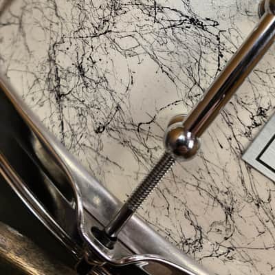 CZ Customs Snare Drum - White Shatter  14x6.5" image 9