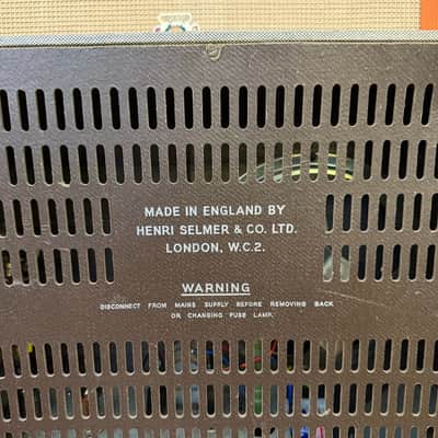 Immagine Vintage 1950s RSA / Selmer TV10 'Deck Chair Fabric' 1x10 Valve Amplifier Combo - 12