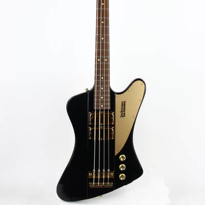 Mike Lull Tom Petersson Signature Bass TPT4 | Rare Black Finish, Gold Hardware image 4