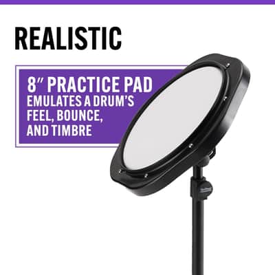 OnStage DFP550 Practice Pad with Stand and Bag image 6