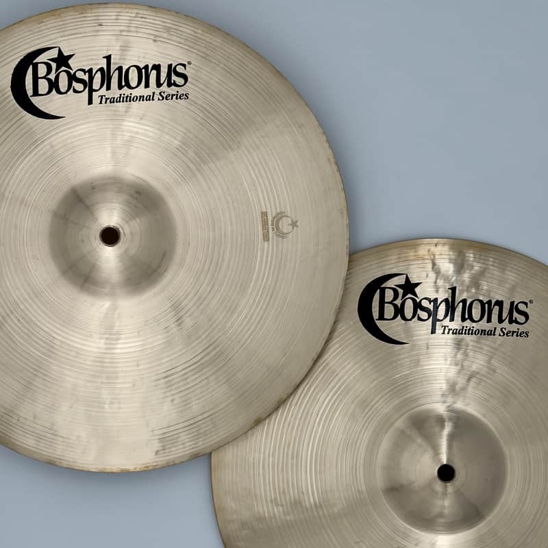Bosphorus 14" Traditional Series Hi-Hat Cymbals image 1