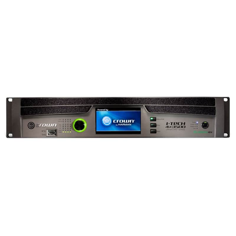 Crown I-Tech Series 4x3500HD Omnidrive HD4 4-Channel Power Amplifier image 1
