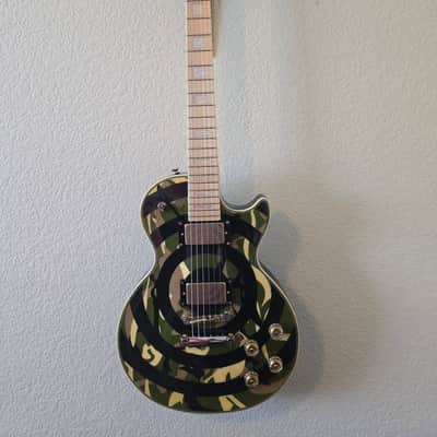 Epiphone Zakk Wylde Les Paul Custom 2011 - Camouflage Bullseye image 1