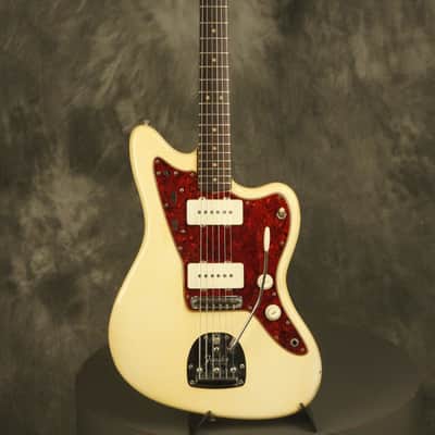 original 1964 Fender JAZZMASTER Olympic White w/matching headstock image 2