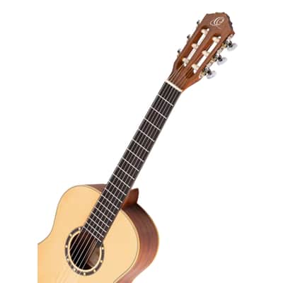 Ortega R121 1/2 NT Natural, incl. Bag - 1/2 Size Classical Guitar image 7