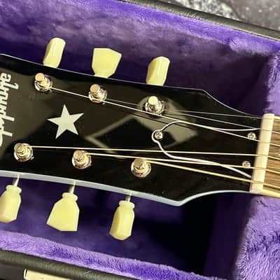 Epiphone J-180 LS Jumbo Ac/El Inspired by Gibson Frost Blue w/Case Auth Dlr #922 image 16