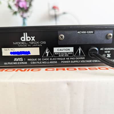 Immagine dbx 120X-DS Subharmonic Synthesizer / Electronic Crossover 120v/220v w/box/manual - 10