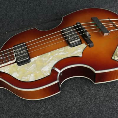 BRAND NEW Hofner HCT-500/1L SB VIOLIN BEATLE BASS A Hard To Find lefty Brown Sunburst image 3