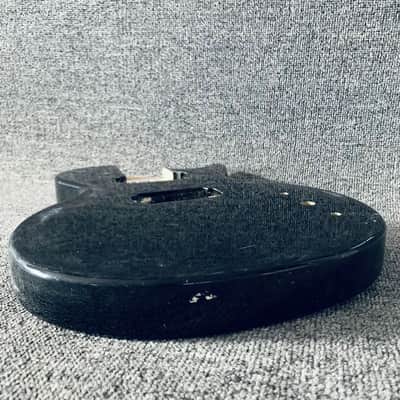 Black Single Cut Basswood Guitar Body image 8