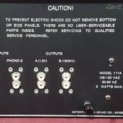 Vintage Meteor Light & Sound Clubman One-One DJ Mixer image 4