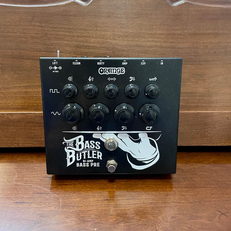 New! Orange Bass Butler Bi-amp Bass Preamp Pedal image 1