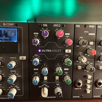 SSL HARDWARE RACK BUNDLE Solid State Logic G Bus Compressor, UV Eq, (2)VHD+ Pres, API Lunchbox image 2