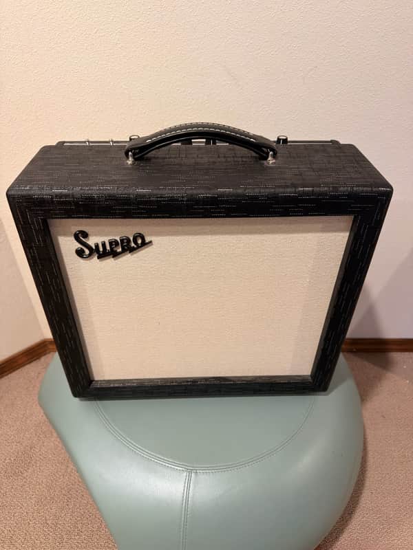 Supro 1614RT Amulet 15-Watt 1x12" Guitar Combo 2023 - Present - Black Scandia image 1
