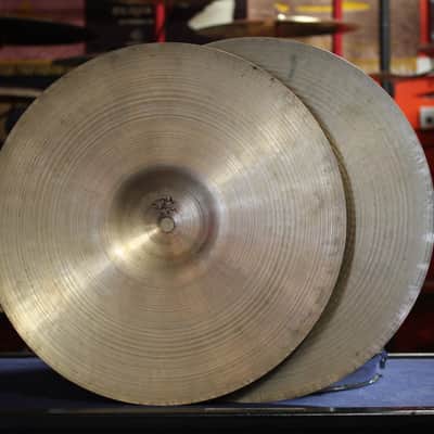 1950s A. Zildjian 12" Small Stamp Hi-Hats 524/582g image 3