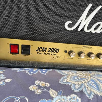 Marshall JCM 2000 DSL 50 Dual Super Lead 2-Channel 50-Watt Guitar Amp Head 2000s - Black image 8