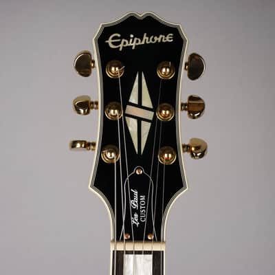 Epiphone Limited Edition Peter Frampton Les Paul Custom - 2018 - Ebony w/Gold image 3