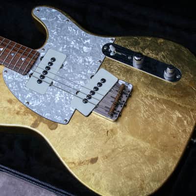 FENDER CIJ Hellecasters Limited Edition Will Ray "JAZZ-A-CASTER" Telecaster "Gold Foil Leaf + Maple" (1997) image 2