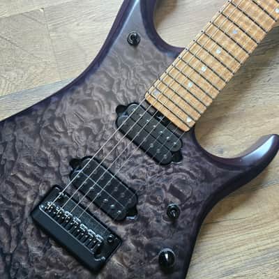 Ernie Ball Music Man JP-15 7 - Transparent Black Quilt image 8