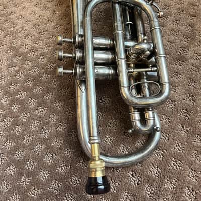 J.W. York & Sons Professional Model Cornet, Serial # 11698 image 7