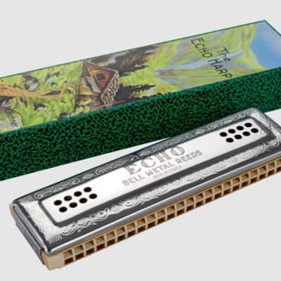 Hohner Echo Harp 2x48 Harmonica - Key of C/G -NEW image 2