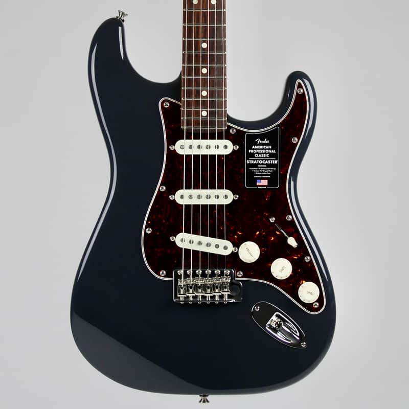 Fender American Professional Classic Stratocaster - Faded Black 2025 w/Gig Bag (0114940322)