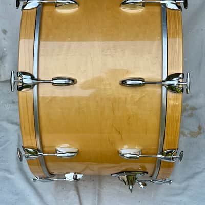 Gretsch USA Custom 26" x 14" Bass Drum 1980's  Square Badge - Maple - Natural - EXCELLENT image 14