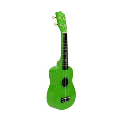 Amahi Jelly Bean Soprano Ukulele w/Bag | Green Apple image 1