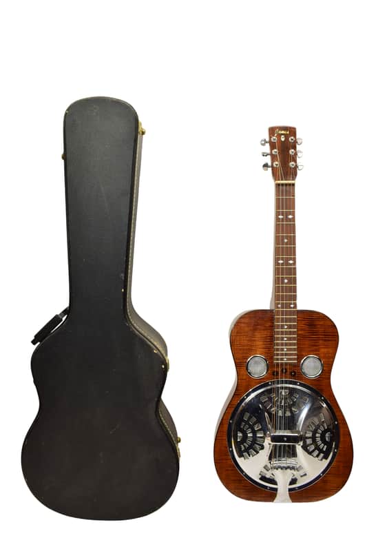 2010 Harry James Resonator Guitars Square Neck Dobro Resonator Guitar w/ Case image 1