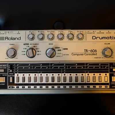 Roland TR-606 Drumatix 1980s - Silver