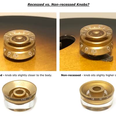 Silver Speed Knobs for Epiphone Les Paul Import Guitar (Set of 4) Fits 18 Coarse-Spline Alpha Pots image 4