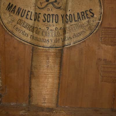 Manuel di Soto Y Solares Guitar Classical Guitar late 1900's or very early 2000's image 6