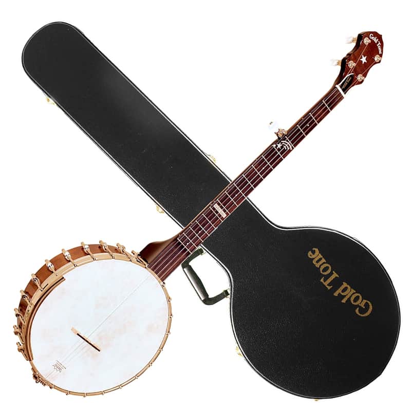Gold Tone CB-100 Clawhammer Maple Neck Openback 5-String Banjo with Hard Case image 1