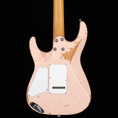 Charvel Pro-Mod Signature Rick Graham DK24 2PT MPL Worn Shell Pink (195) image 4