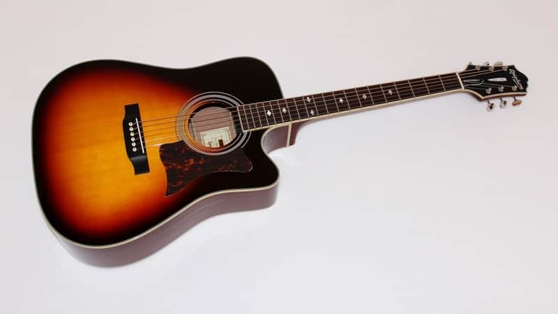 Epiphone Masterbilt DR-500MCE Acoustic-Electric Guitar Vintage Sunburst image 1