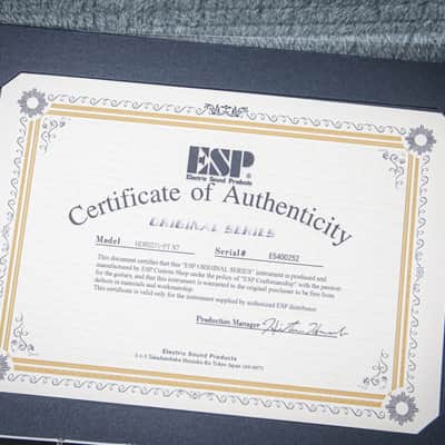 ESP MIJ Original Series Horizon PT NT Limited Ed Sugilite " Violet Pearl Black + Ebony" (2025) image 3