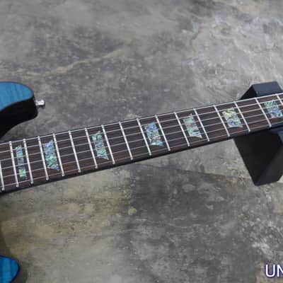 Gibson Custom Shop TAK MATSUMOTO DC STANDARD FLAMETOP AQUA BLUE image 3