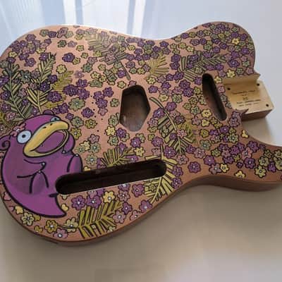 Maverick Telecaster Body Pokemon Art Slowpoke's Mega Trip image 2